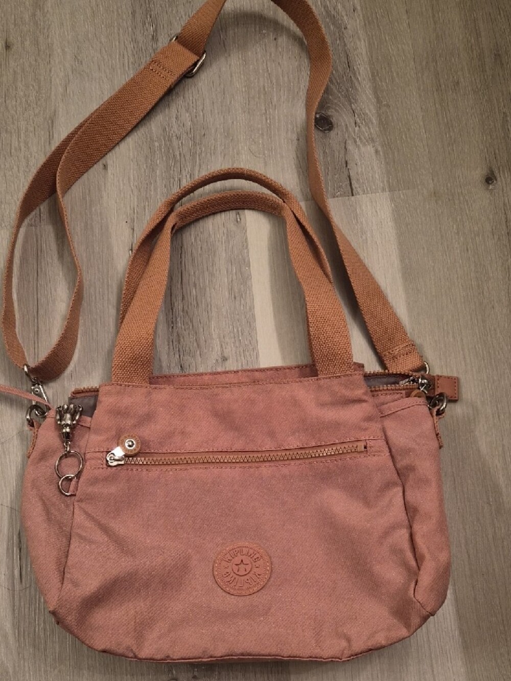 Kipling Blush Pink Crossbody Bag.- Pink - Picture 7 of 15